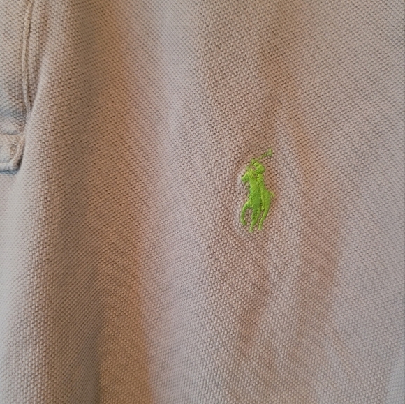 Polo by Ralph Lauren Gray Polo Horse Short Sleeve Shirt - Picture 4 of 5